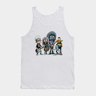 funny rock music band Tank Top